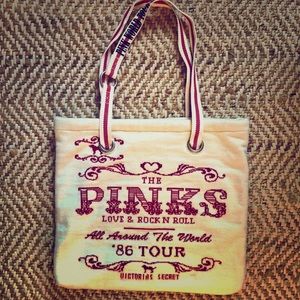 PINK Vintage-style Tote Bag
